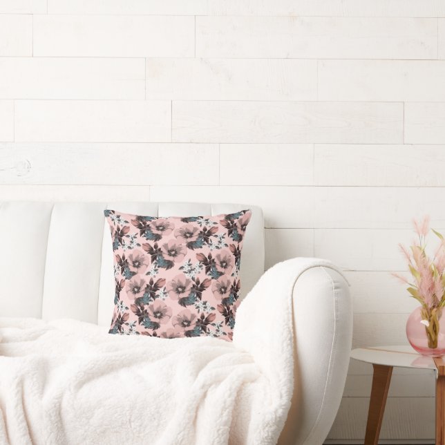 Dekorativ kudde med modern minimalistisk utformnin (Soffa)