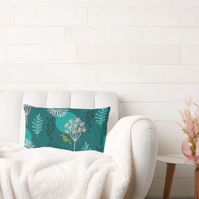 Dekorativ kudde med modern minimalistisk utformnin (Soffa)