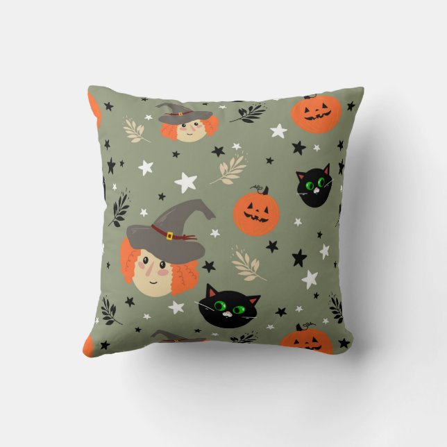 Dekorativ kudde med modern minimalistisk utformnin (Baksida)