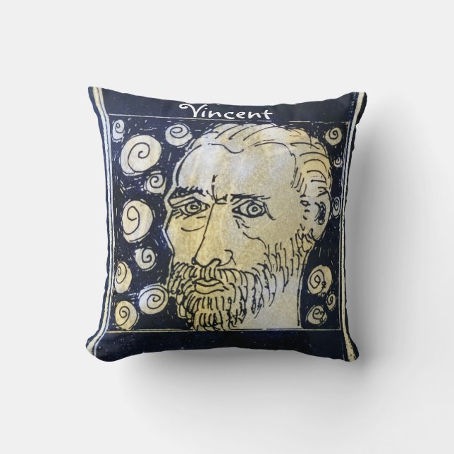 Dekorativ kudde med originalkonst av Tony Cimino (Framsida)