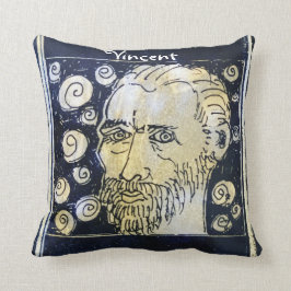 Dekorativ kudde med originalkonst av Tony Cimino