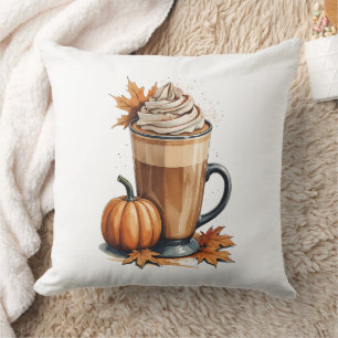 Dekorativ kudde med Pumpkin Spice Latte