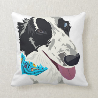 dekorativ kudde med Scarged Gräns Collie