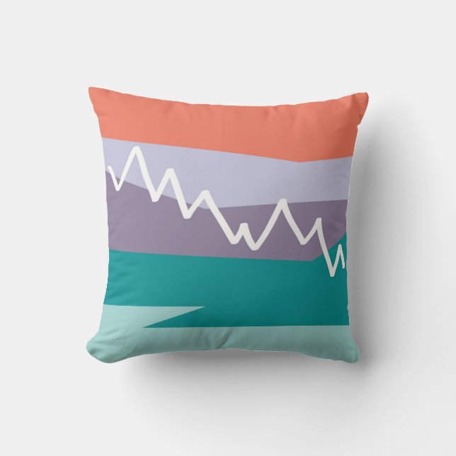 Dekorativ kudde med solid Tropik bakåt (Framsida)