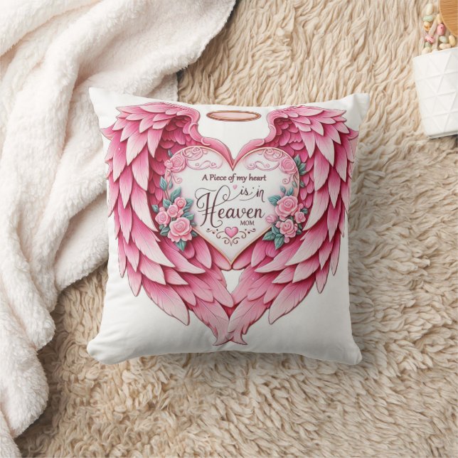 Dekorativ kudde, Memorial Pillow, Heaven, Mamma, A Kudde (Filt)