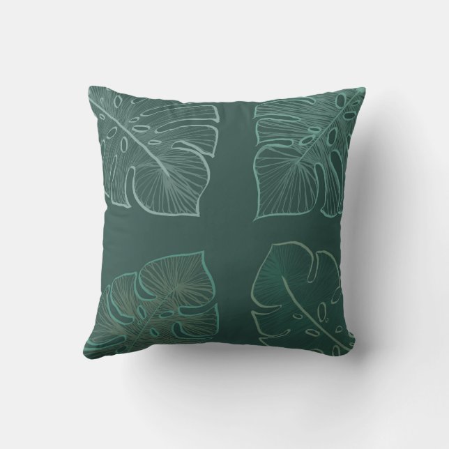 Dekorativ kudde Monstera (Baksida)