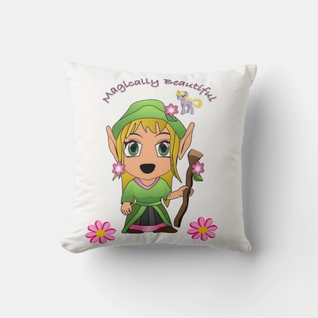 Dekorativ kudde Pony Fairy Magic (Framsida)