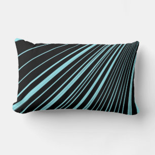 Dekorativ kudde Rand Aqua Blue Black