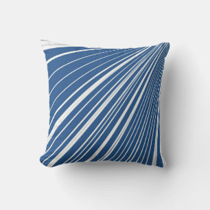 Dekorativ kudde Rand Blue White