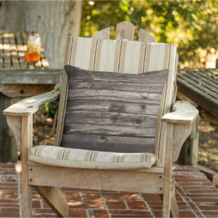 Dekorativ kudde Rustic Wood Mörk
