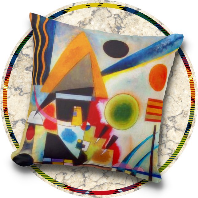 DEKORATIV KUDDE - "Swinging" - Wassily Kandinsky (Skapare uppladdad)