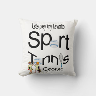 Dekorativ kudde Tennis Sports