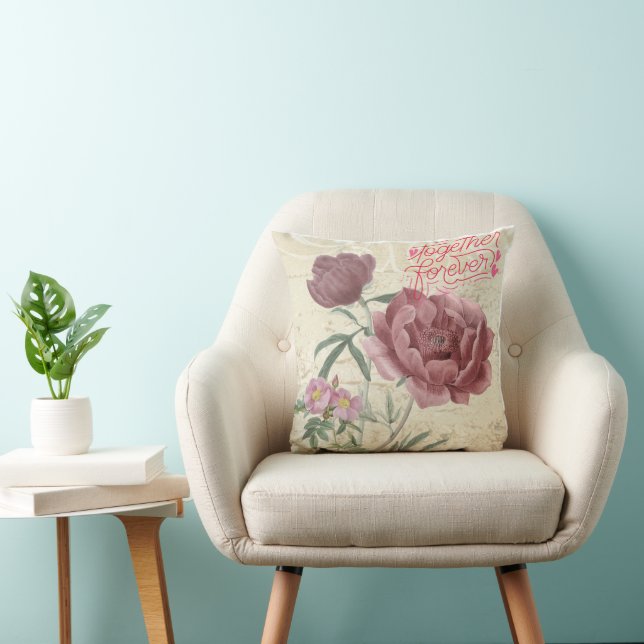 dekorativ kudde - tillsammans för alltid (Stol)
