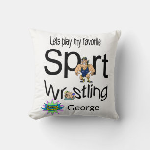 Dekorativ kudde Wrestling Sports