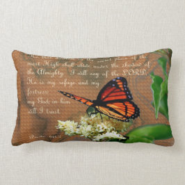 Dekorativ kuddeLumbar 13" för fjäril Ps91 X 21 ", Lumbarkudde