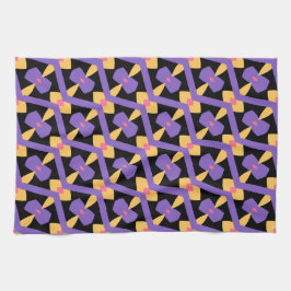 Dekorativ Lila Kökshandduk