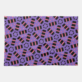 Dekorativ Lila Kökshandduk