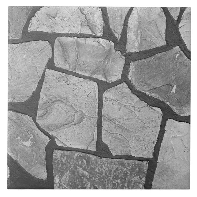 Dekorativ Look för grå färgstenstenläggning Kakelplatta (Framsidan)