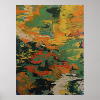 Dekorativ målning poster