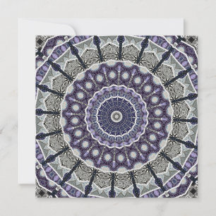 Dekorativ Mandala-inbjudan Inbjudningar