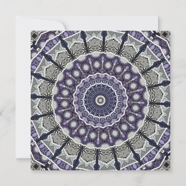 Dekorativ Mandala-inbjudan Inbjudningar (Framsida)