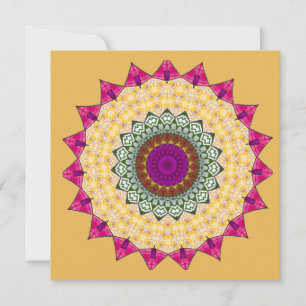Dekorativ Mandala Inbjudningar