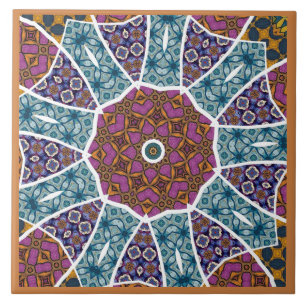Dekorativ Mandala Keramisk Kakel