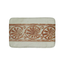 Dekorativ medelhavs- brun gräns