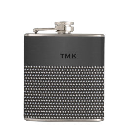 Dekorativ Metall-Monogram-kolv Fickplunta