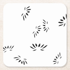 Dekorativ, mjuk persikofärgad pappersunderlägg underlägg papper kvadrat