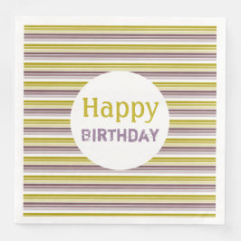 Dekorativ modern Rand Pappersservett