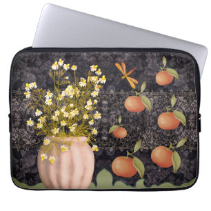 Dekorativ Moody Blommigt Laptop Fodral