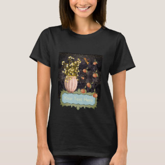 Dekorativ Moody Blommigt T Shirt