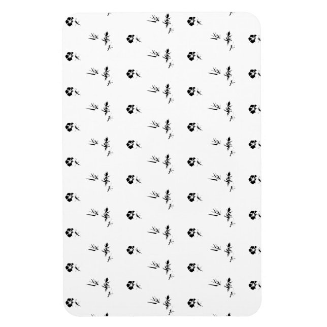 dekorativ, Mörk Grått, kol Magnet (Vertikal)