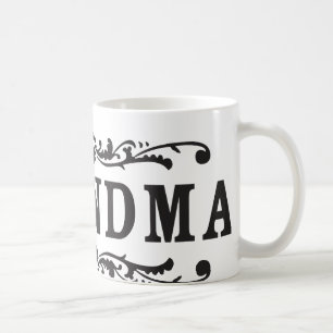 Dekorativ mormor kaffemugg