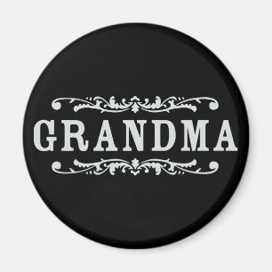 Dekorativ mormor magnet