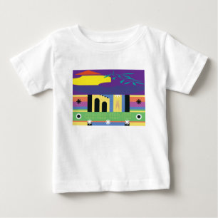 Dekorativ och djärv maximalistisk design för artis t shirt