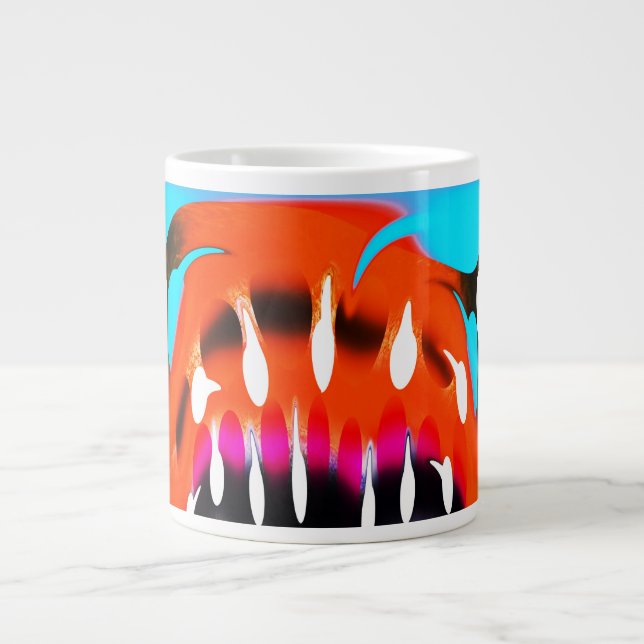 Dekorativ orange jumbo mugg (Framsidan)