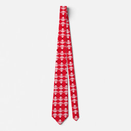 Dekorativ Ornate Damask Rand Tie Slips
