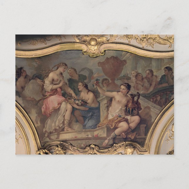 Dekorativ panel från Oval Salon Vykort (Framsida)