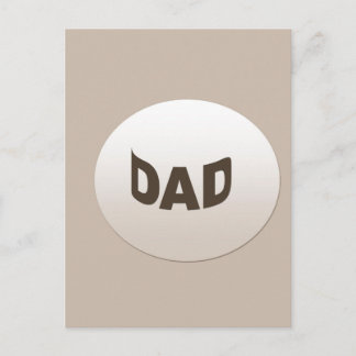 Dekorativ Pappa Vykort