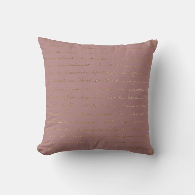 Dekorativ Pillow i Ro i Paris. Kudde (Framsida)