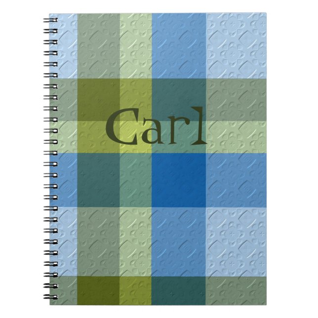 Dekorativ Plaid Anteckningsbok (Framsidan)