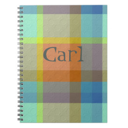Dekorativ Plaid Anteckningsbok
