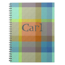 Dekorativ Plaid Anteckningsbok