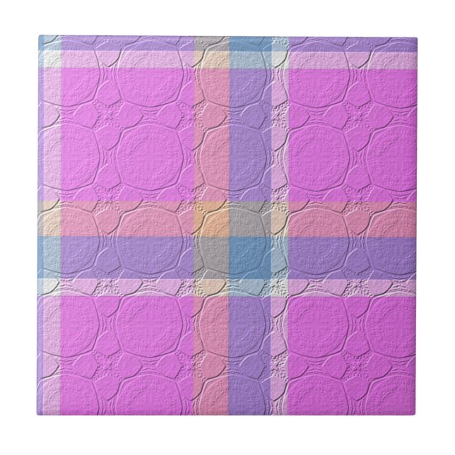 Dekorativ Plaid Kakelplatta (Framsidan)