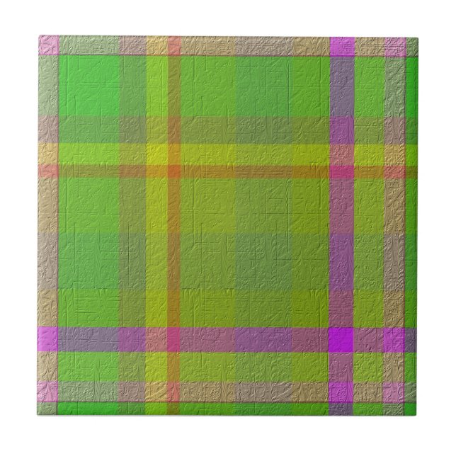 Dekorativ Plaid  Kakelplatta (Framsidan)
