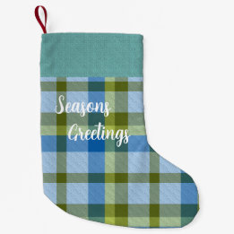 Dekorativ Plaid Liten Julstrumpa