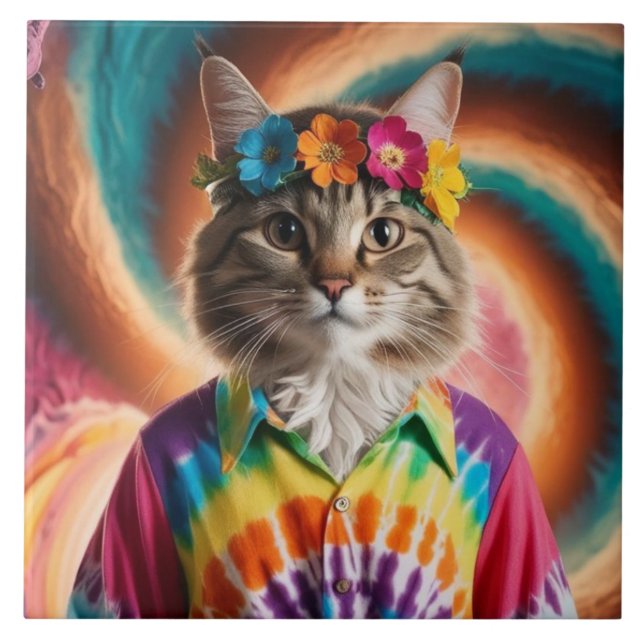 Dekorativ platta för underordnad tabb kakelplatta (Framsidan)