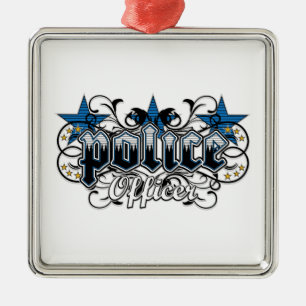 Dekorativ polis julgransprydnad metall